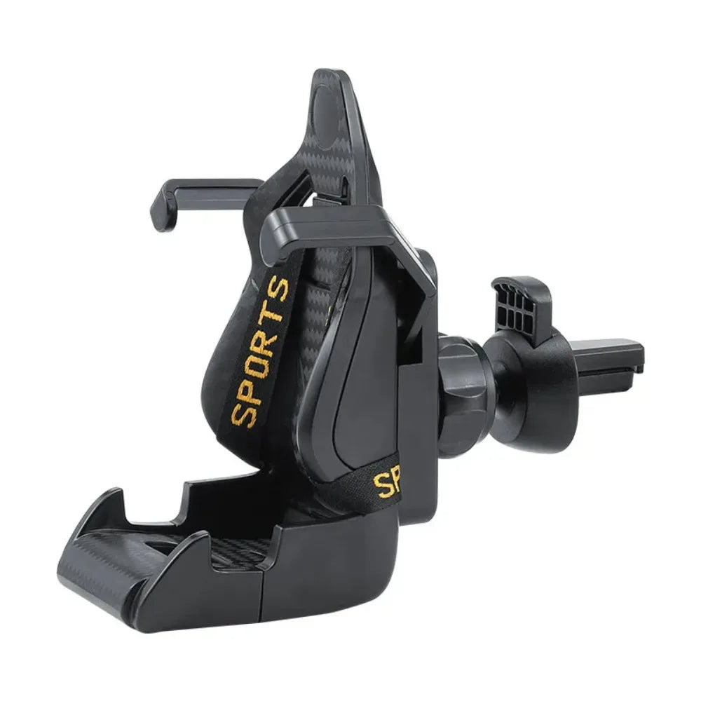 360 Carbon Fiber Racing Seat Phone Holder
